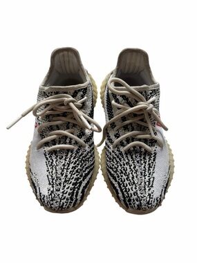 Adidas Yeezy Boost 350 V2 Zebra Sneakers White Black Red Women’s 5